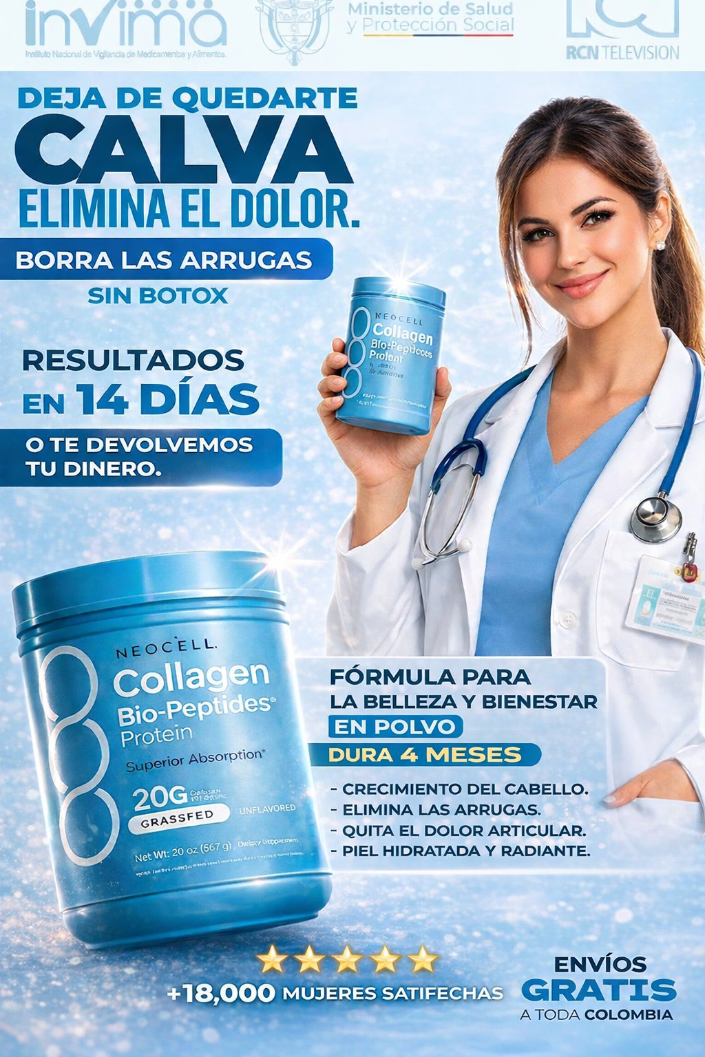 COLLAGEN NEOCELL® | Mejora Tu Piel, Cabello y Articulaciones