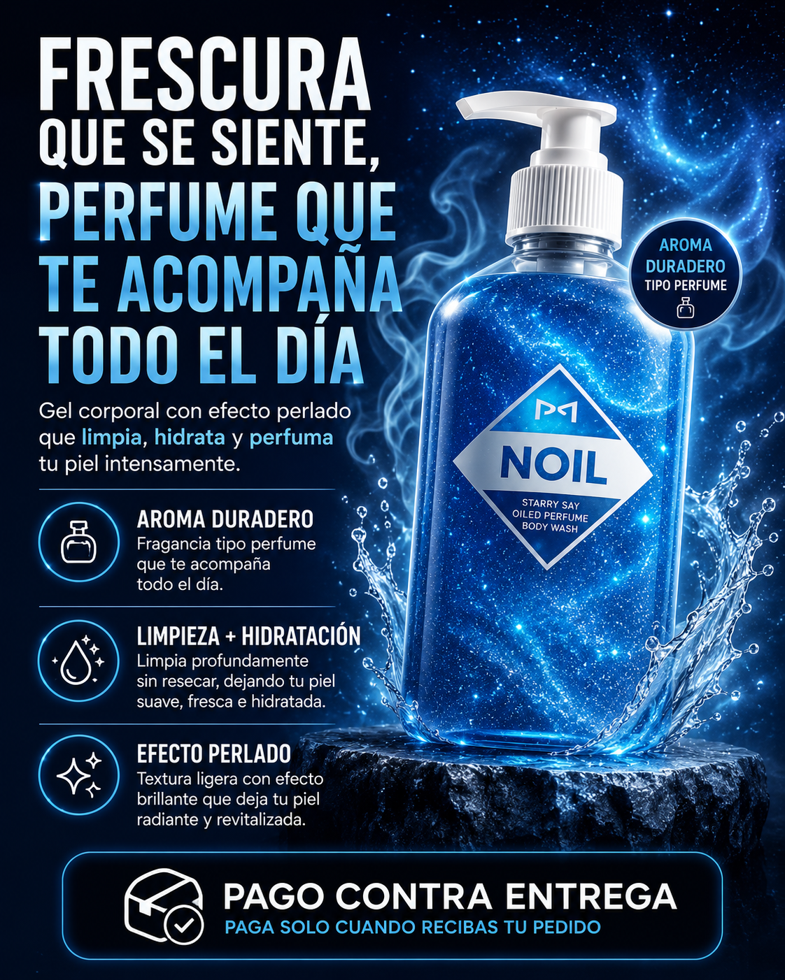 NOIL Body Wash | Aroma premium que dura todo el dia