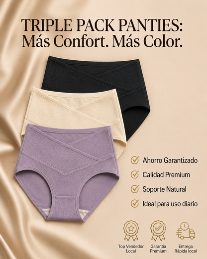 Panty Faja Álgidas ® Pack X3| Realce Natural (colores surtidos)